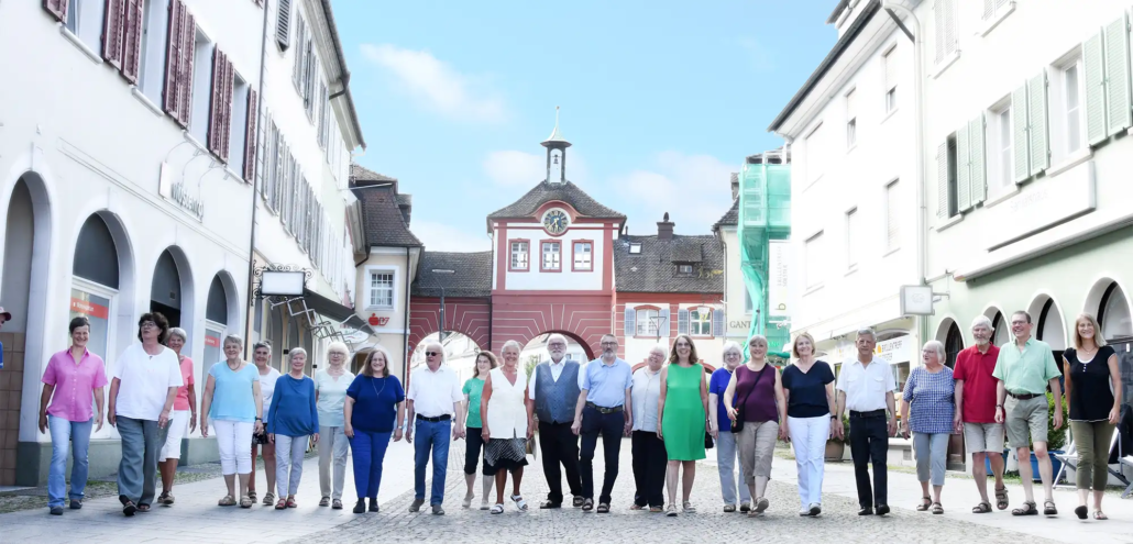 Gruppenfoto der Mitglieder des Kammerchor Emmendingen